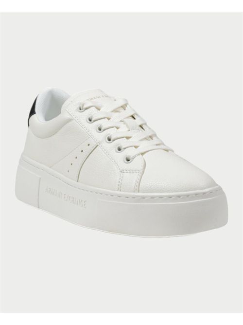 Sneakers basse donna AX con tallone a contrasto ARMANI EXCHANGE | XDX179-XV930N480